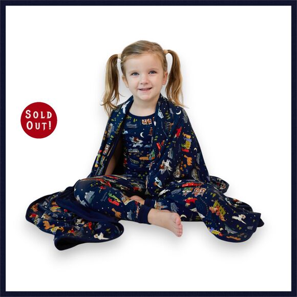 Little Sleepies Harry Potter Evening at Hogwarts Cloud Blanket NIB - Picture 1 of 2